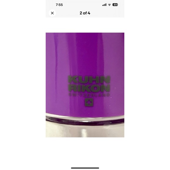 Kuhn Rikon Purple Salt And Pepper Grinders 5"x3" Set Of 2 - Picture 5 of 5